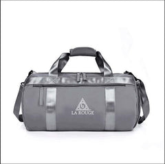 Gym bag with shoe compartment