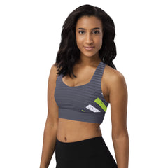 Longline sports bra